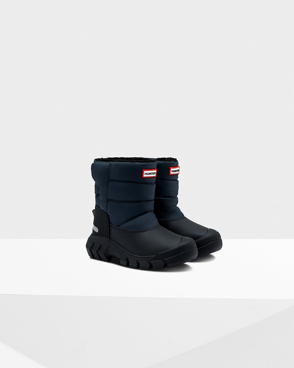 Snow Boots Barn - Hunter Original Små Insulated - Marinblå/Svarta - 739621-YZN